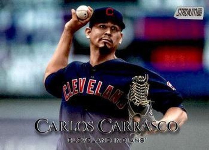 #37 Carlos Carrasco - Cleveland Indians - 2019 Stadium Club Baseball
