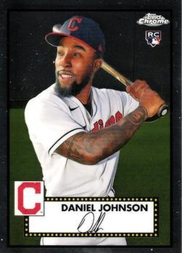 #37 Daniel Johnson - Cleveland Indians - 2021 Topps Chrome Platinum Anniversary Baseball