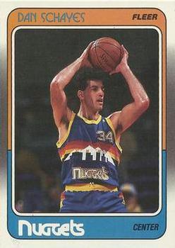 #37 Danny Schayes - Denver Nuggets - 1988-89 Fleer Basketball