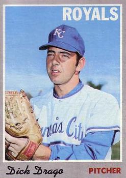 #37 Dick Drago - Kansas City Royals - 1970 Topps Baseball