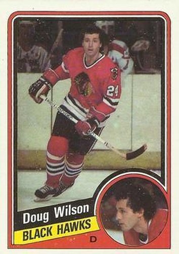 #37 Doug Wilson - Chicago Blackhawks - 1984-85 Topps Hockey