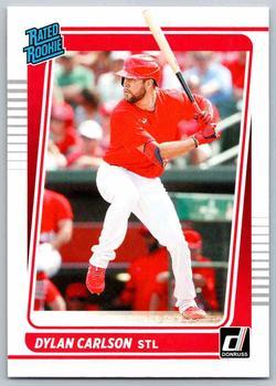 #37 Dylan Carlson - St. Louis Cardinals - 2021 Donruss Baseball
