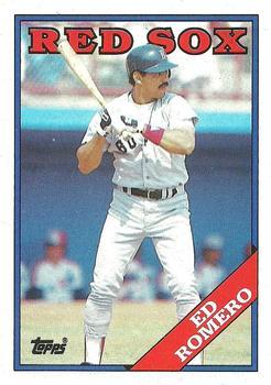#37 Ed Romero - Boston Red Sox - 1988 Topps Baseball