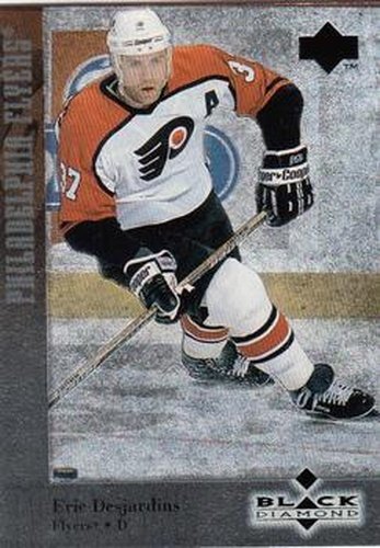 #37 Eric Desjardins - Philadelphia Flyers - 1996-97 Upper Deck Black Diamond Hockey