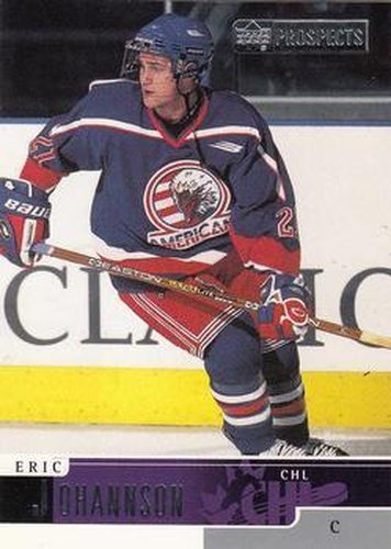 #37 Eric Johansson - Tri-City Americans - 1999-00 Upper Deck Prospects Hockey