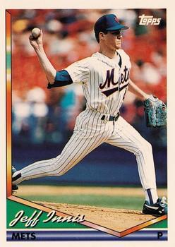 #37 Jeff Innis - New York Mets - 1994 Topps Baseball