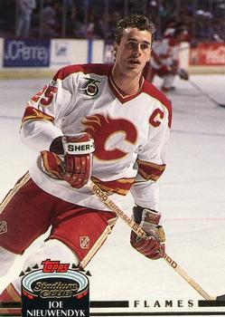 #37 Joe Nieuwendyk - Calgary Flames - 1992-93 Stadium Club Hockey