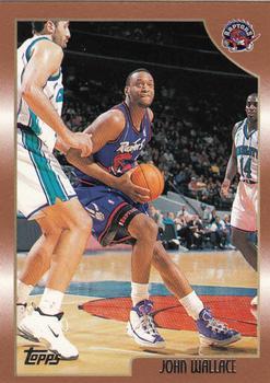 #37 John Wallace - Toronto Raptors - 1998-99 Topps Basketball