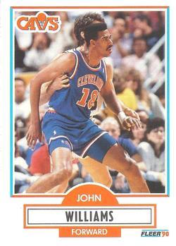 #37 John Williams - Cleveland Cavaliers - 1990-91 Fleer Basketball