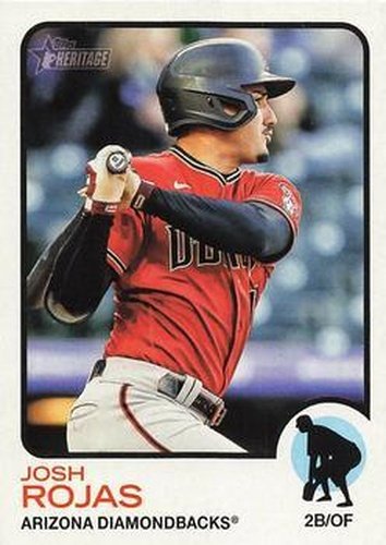 #37 Josh Rojas - Arizona Diamondbacks - 2022 Topps Heritage Baseball