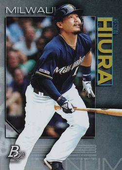 #37 Keston Hiura - Milwaukee Brewers - 2020 Bowman Platinum Baseball