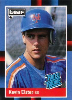 #37 Kevin Elster - New York Mets - 1988 Leaf Baseball