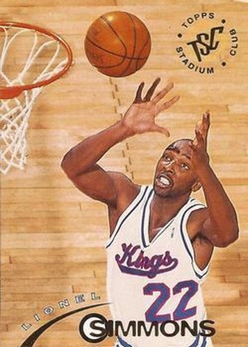 #37 Lionel Simmons - Sacramento Kings - 1994-95 Stadium Club Basketball