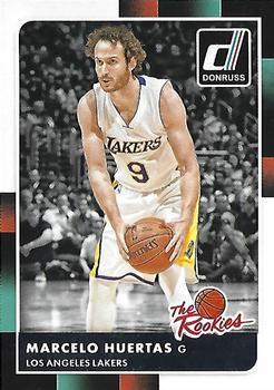 #37 Marcelo Huertas - Los Angeles Lakers - 2015-16 Donruss - The Rookies Basketball