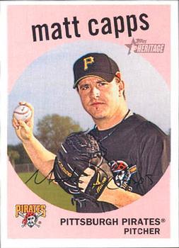 #37 Matt Capps - Pittsburgh Pirates - 2008 Topps Heritage Baseball