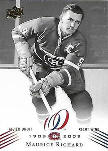 #37 Maurice Richard - Montreal Canadiens - 2008-09 Upper Deck Montreal Canadiens Centennial Hockey