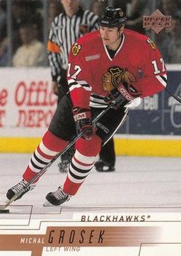 #37 Michal Grosek - Chicago Blackhawks - 2000-01 Upper Deck Hockey
