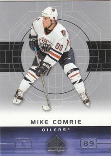 #37 Mike Comrie - Edmonton Oilers - 2002-03 SP Authentic Hockey
