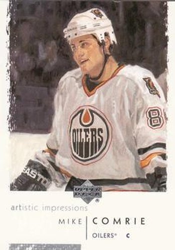 #37 Mike Comrie - Edmonton Oilers - 2002-03 UD Artistic Impressions Hockey