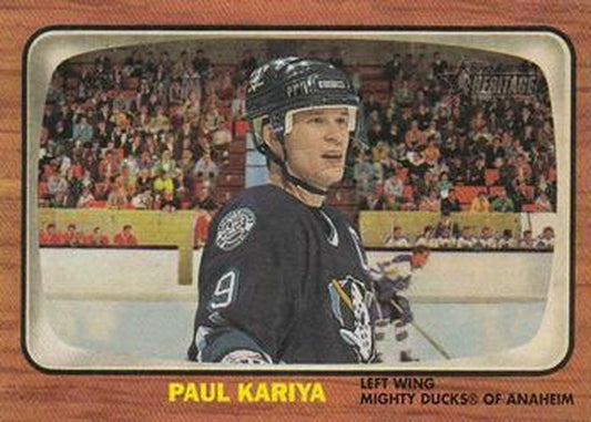 #37 Paul Kariya - Anaheim Mighty Ducks - 2002-03 Topps Heritage Hockey