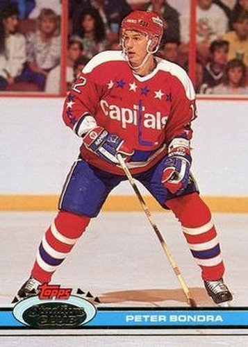 #37 Peter Bondra - Washington Capitals - 1991-92 Stadium Club Hockey