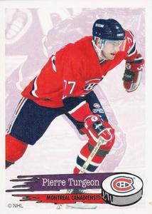 #37 Pierre Turgeon - Montreal Canadiens - 1995-96 Panini Hockey Stickers