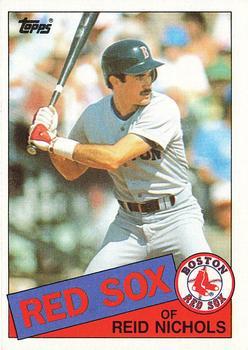 #37 Reid Nichols - Boston Red Sox - 1985 Topps Baseball