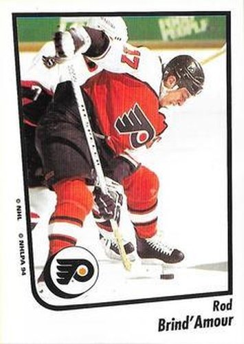 #37 Rod Brind'Amour - Philadelphia Flyers - 1994-95 Panini Hockey Stickers