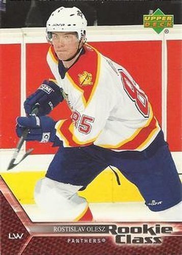 #37 Rostislav Olesz - Florida Panthers - 2005-06 Upper Deck Rookie Class Box Set Hockey