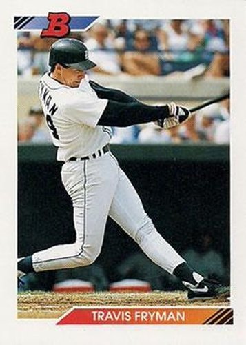 #37 Travis Fryman - Detroit Tigers - 1992 Bowman Baseball