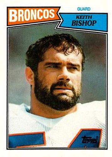 #37 Keith Bishop - Denver Broncos - 1987 Topps Football