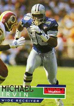 #37 Michael Irvin - Dallas Cowboys - 1995 SkyBox Impact Football