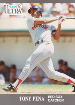 #37 Tony Pena - Boston Red Sox - 1991 Ultra Baseball