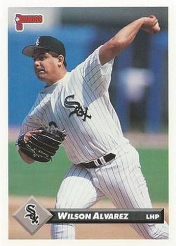 #37 Wilson Alvarez - Chicago White Sox - 1993 Donruss Baseball