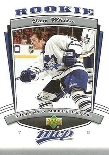 #337 Ian White - Toronto Maple Leafs - 2006-07 Upper Deck MVP Hockey