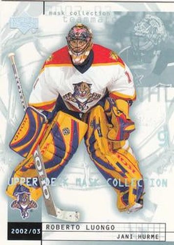 #37 Roberto Luongo / Jani Hurme - Florida Panthers - 2002-03 Upper Deck Mask Collection Hockey