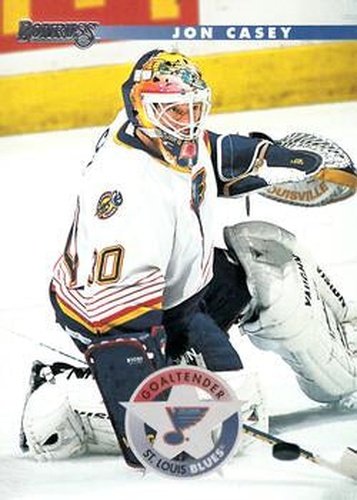 #37 Jon Casey - St. Louis Blues - 1996-97 Donruss Hockey
