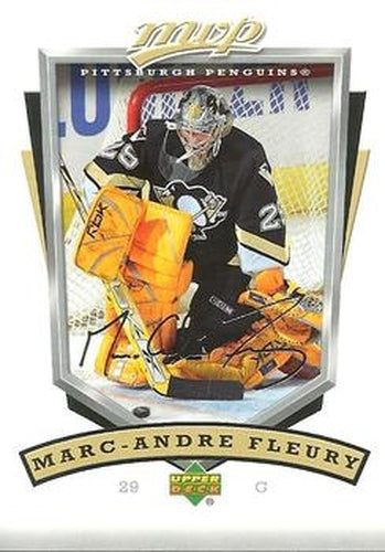 #237 Marc-Andre Fleury - Pittsburgh Penguins - 2006-07 Upper Deck MVP Hockey
