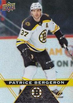 #37 Patrice Bergeron - Boston Bruins - 2018-19 Upper Deck Tim Hortons Hockey