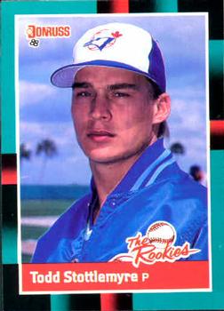 #37 Todd Stottlemyre - Toronto Blue Jays - 1988 Donruss The Rookies Baseball