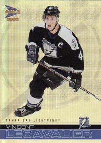 #37 Vincent Lecavalier - Tampa Bay Lightning - 2001-02 Pacific McDonald's Hockey