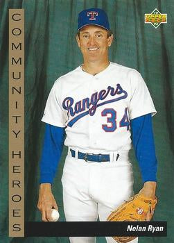 #37 Nolan Ryan - Texas Rangers - 1993 Upper Deck Baseball