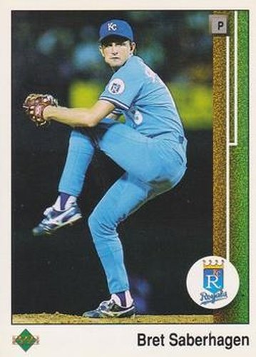 #37 Bret Saberhagen - Kansas City Royals - 1989 Upper Deck Baseball