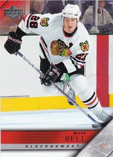 #37 Mark Bell - Chicago Blackhawks - 2005-06 Upper Deck Hockey