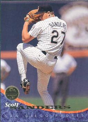 #37 Scott Sanders - San Diego Padres - 1994 Leaf Baseball