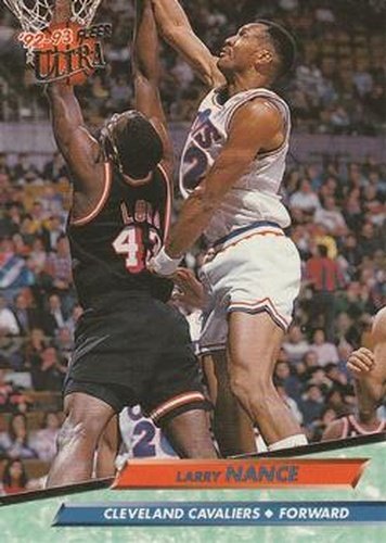 #37 Larry Nance - Cleveland Cavaliers - 1992-93 Ultra Basketball