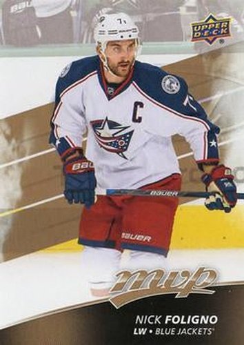 #37 Nick Foligno - Columbus Blue Jackets - 2017-18 Upper Deck MVP Hockey