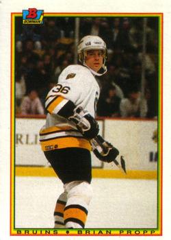 #37 Brian Propp - Boston Bruins - 1990-91 Bowman Hockey