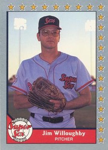 #37 Jim Willoughby - Winter Haven Super Sox - 1990 Pacific Senior League Baseball