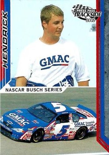 #37 Ricky Hendrick - Hendrick Motorsports - 2002 Press Pass Trackside Racing